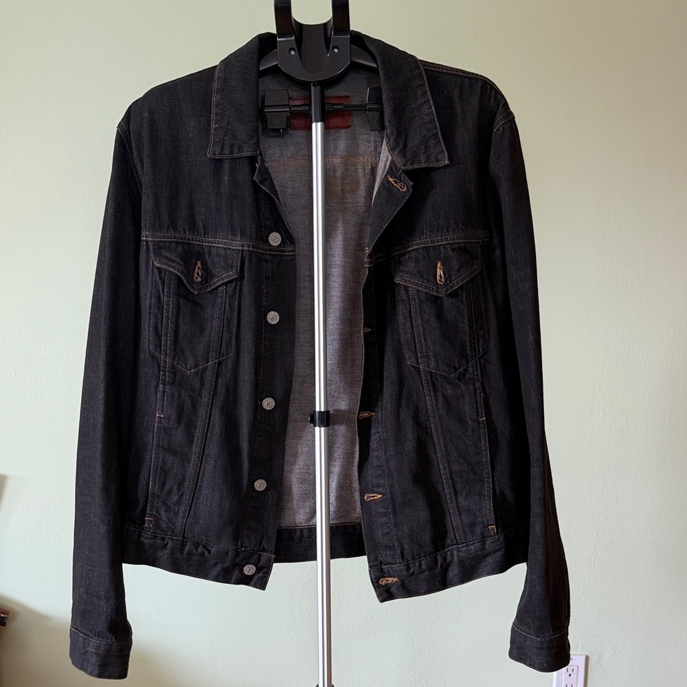 Gucci Classic Black Denim Jacket for Men